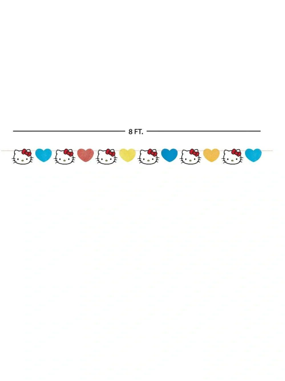 Hello Kitty Blue Party Plates & Decorations Set